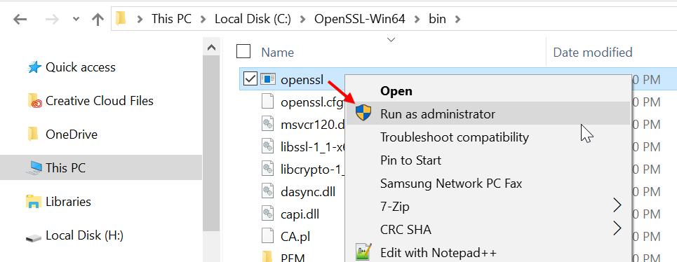 openssl download windows 10 64-bit