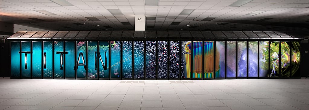 The Titan supercomputer at the Oak Ridge National Laboratory