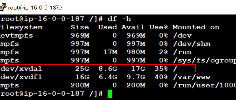 How to expand the EBS boot volume of a Linux-based EC2 instance